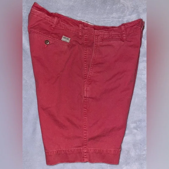 Denim & Supply Ralph Lauren NWT Men’s Chino Red Shorts Cotton Casual Dressy 31 - Picture 7 of 11